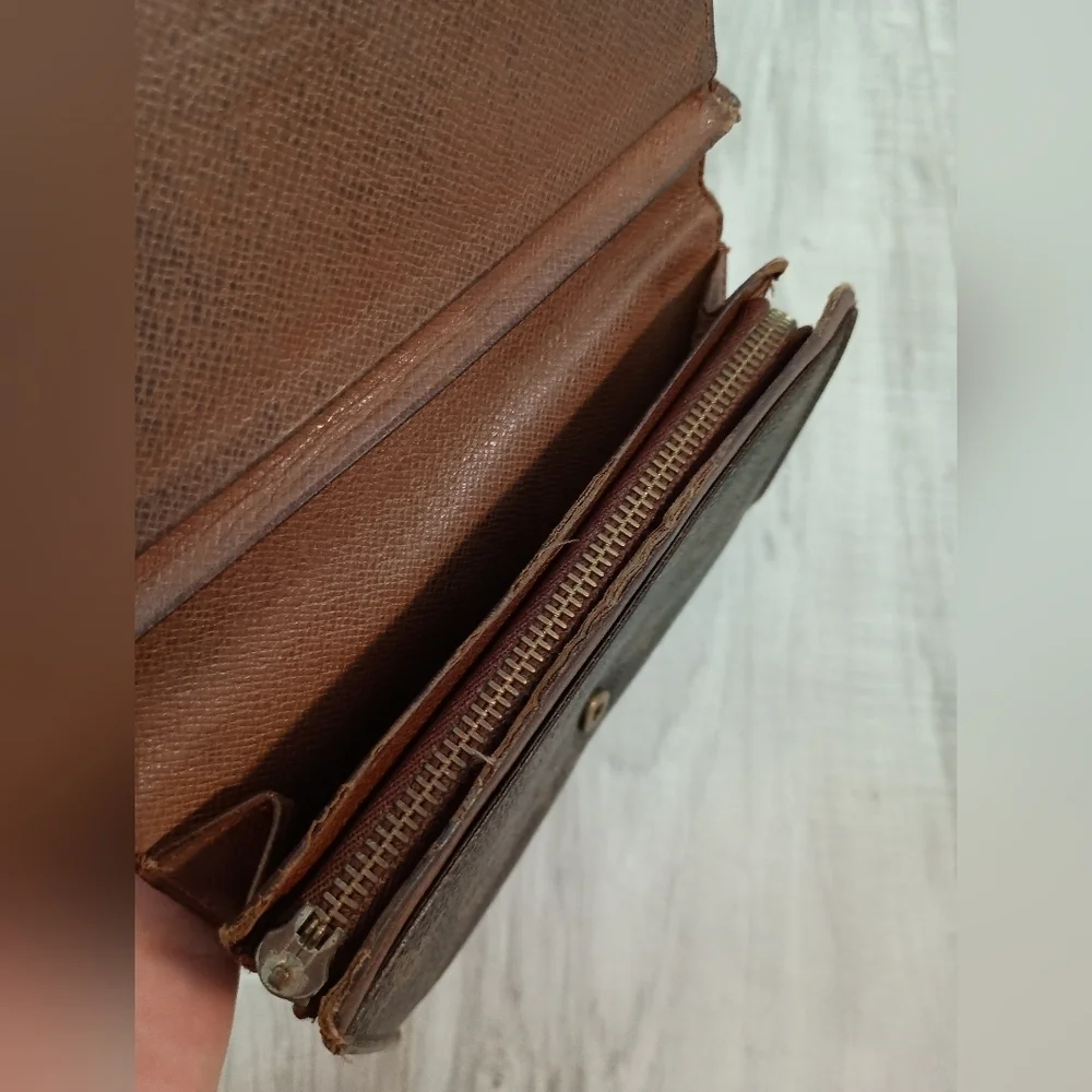 Auth LOUIS VUITTON Porte Monnaie TresorMonogram